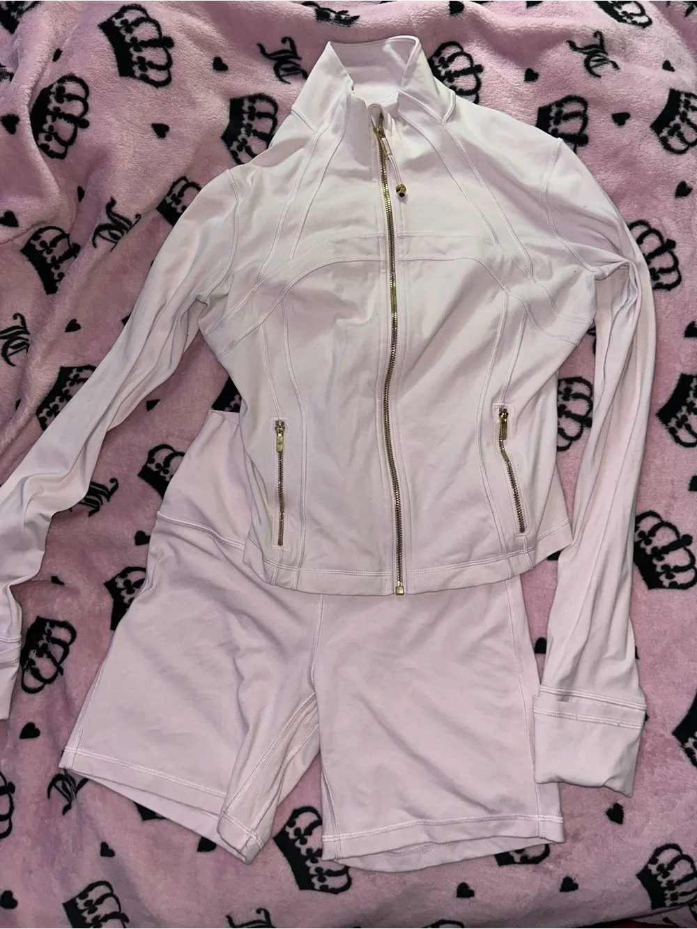 Lululemon Define Jacket and Align Shorts Set